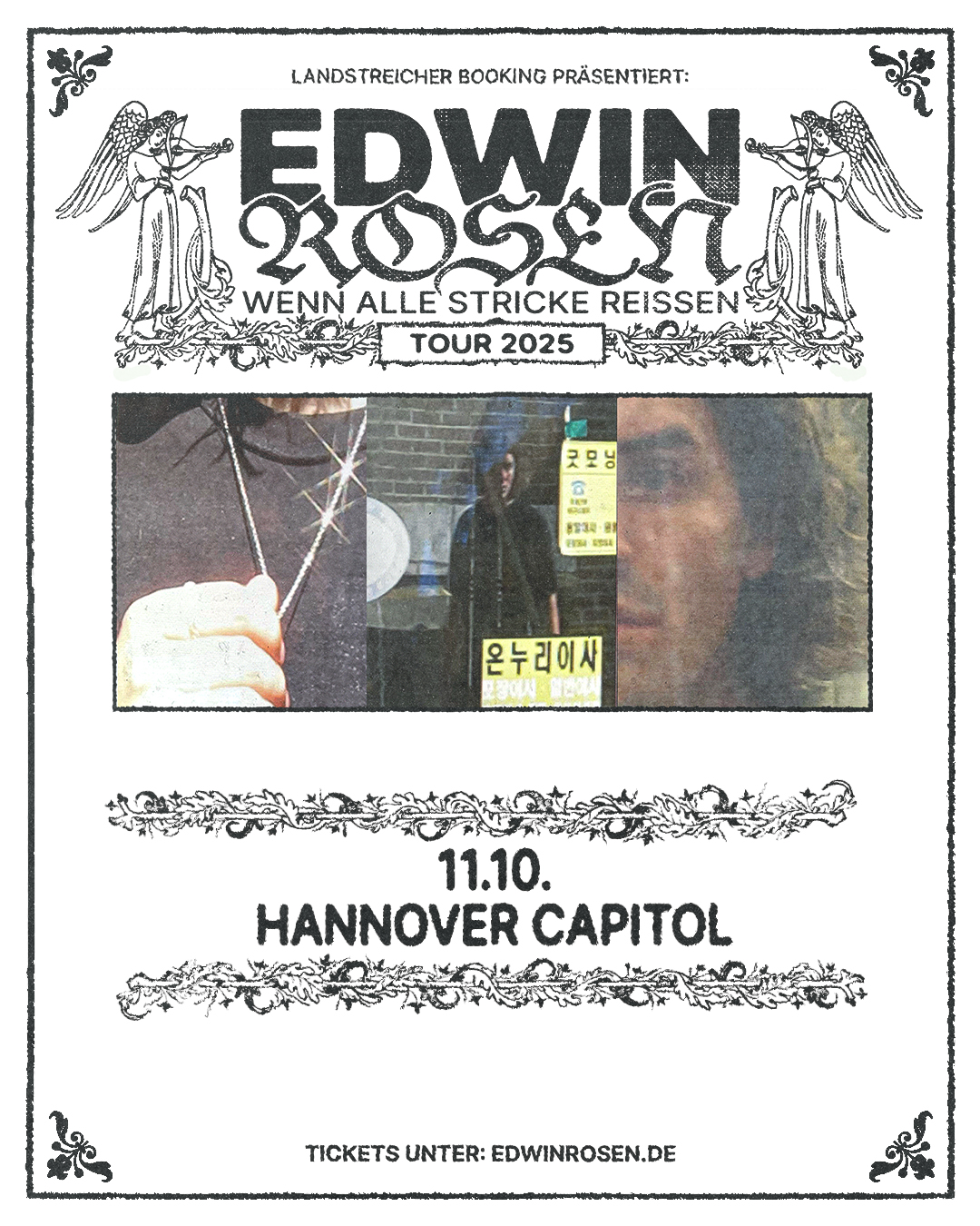 Capitol - Edwin Rosen ist zurück. 🖤 Neues Jahr, neue Musik, neue Tour ...