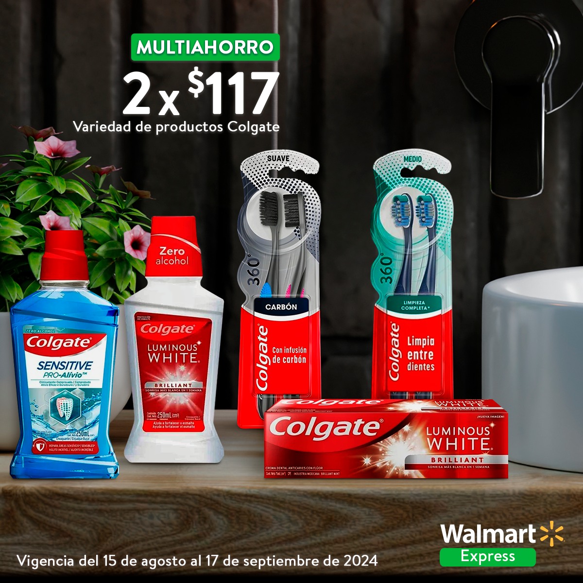 Walmart Express - Obtén una sonrisa perfecta y un aliento...