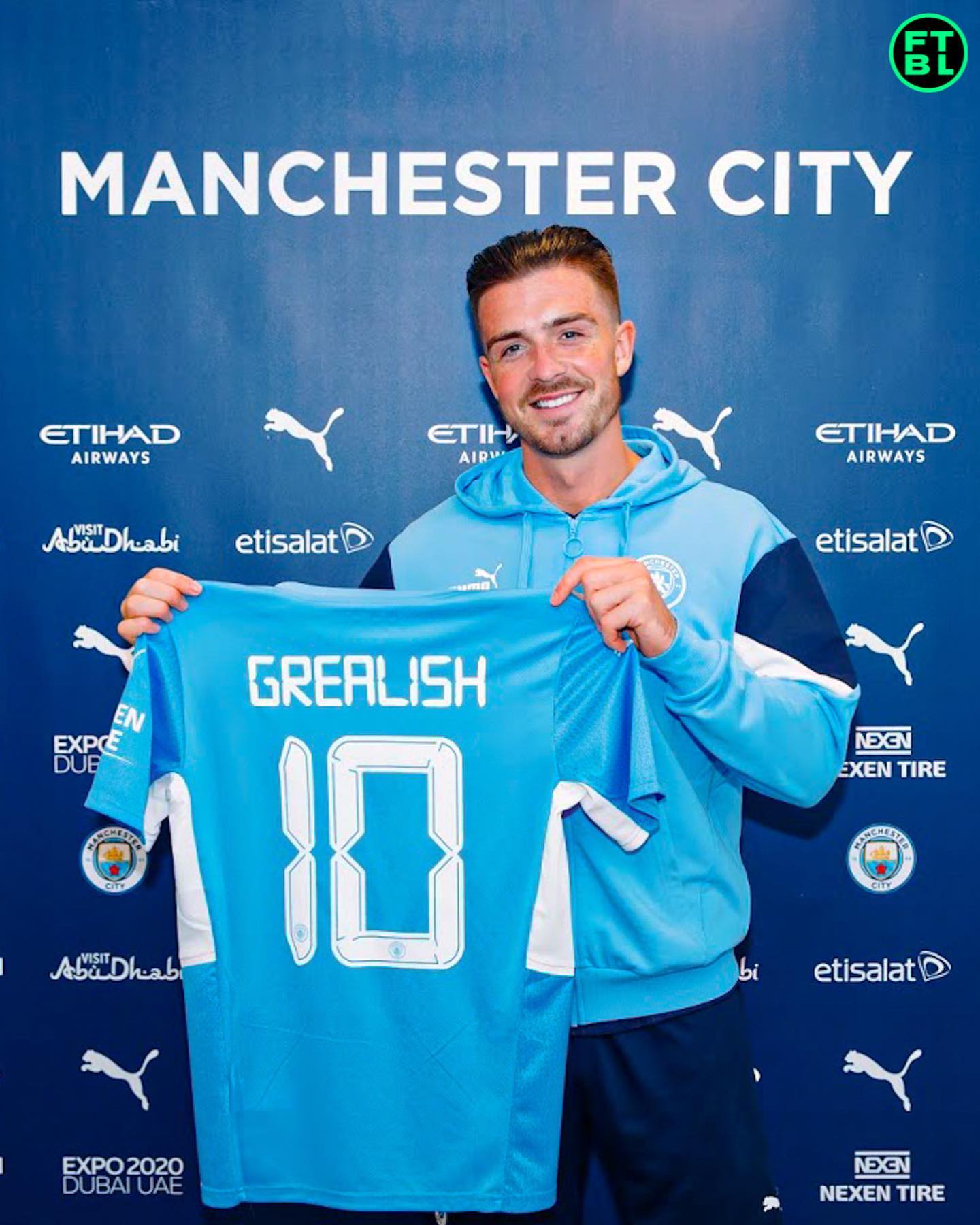 Official Jack Grealish will be wearing jersey number 10 at