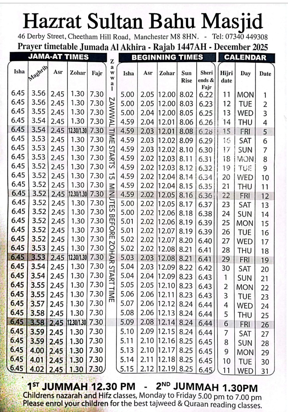 Hazrat Sultan Bahu Trust - Manchester | Manchester