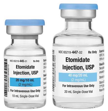 البورد - ⏩ Etomidate 🔎 🔺 Mechanism of action: Etomidate depresses the ...