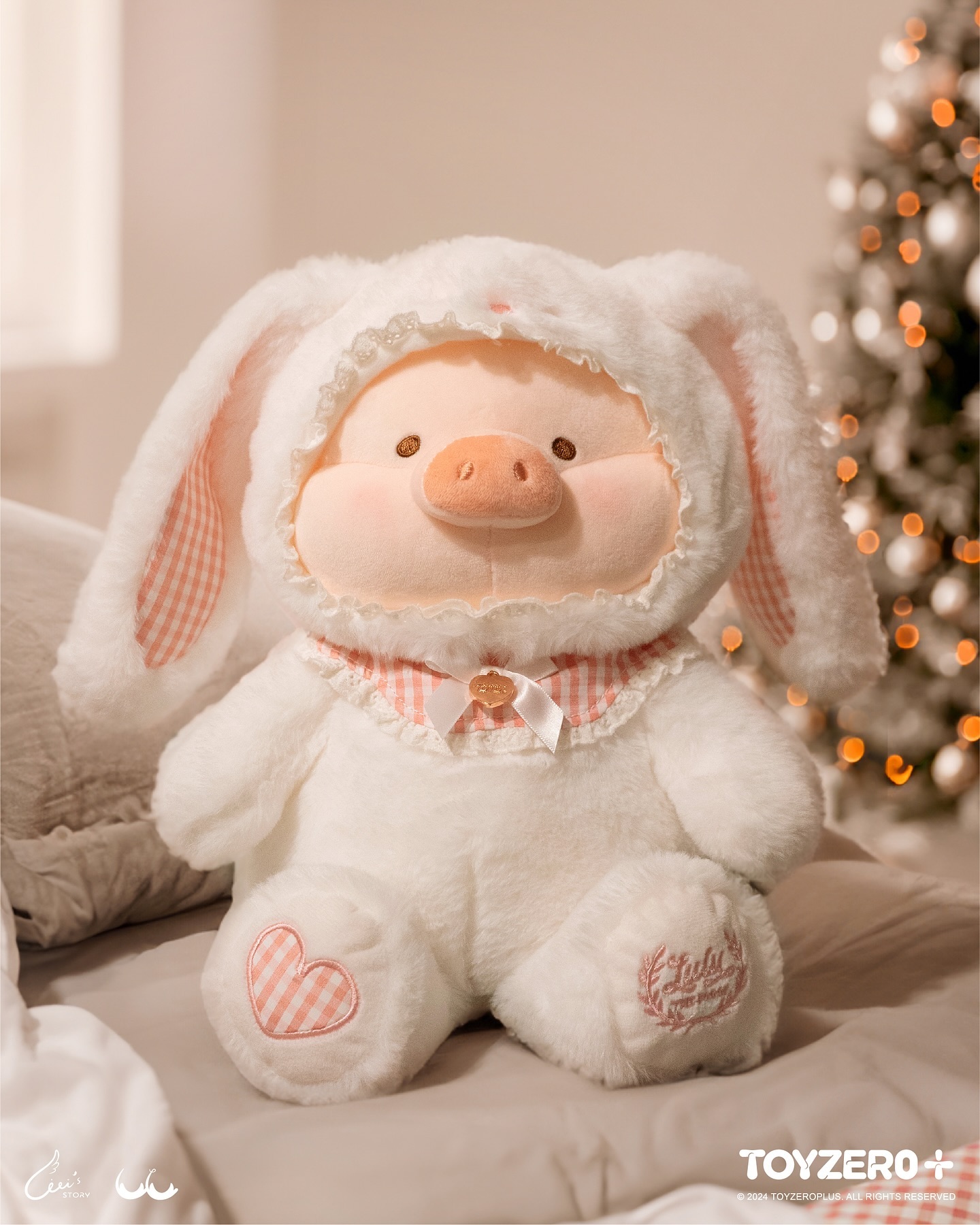 Playful & Cute Bunny LuLu 🐰Jumps into the Christmas Dreamland