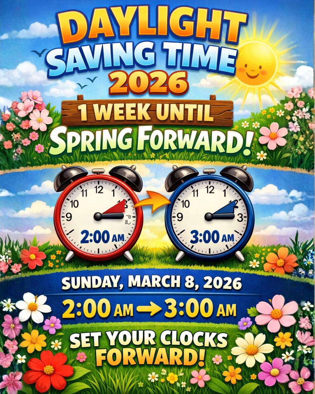 🌷⏰ 1 Week Until Daylight... - Happy thanksgiving quotes | Facebook