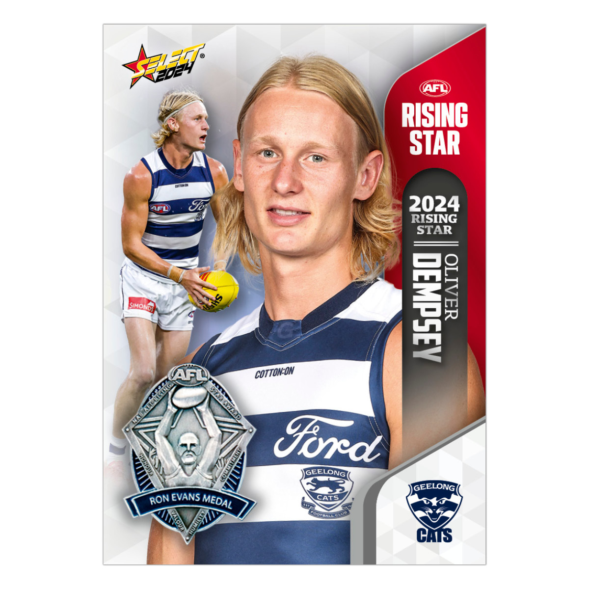 Select Cards - CONGRATULATIONS TO THE 2024 AFL RISING STAR...