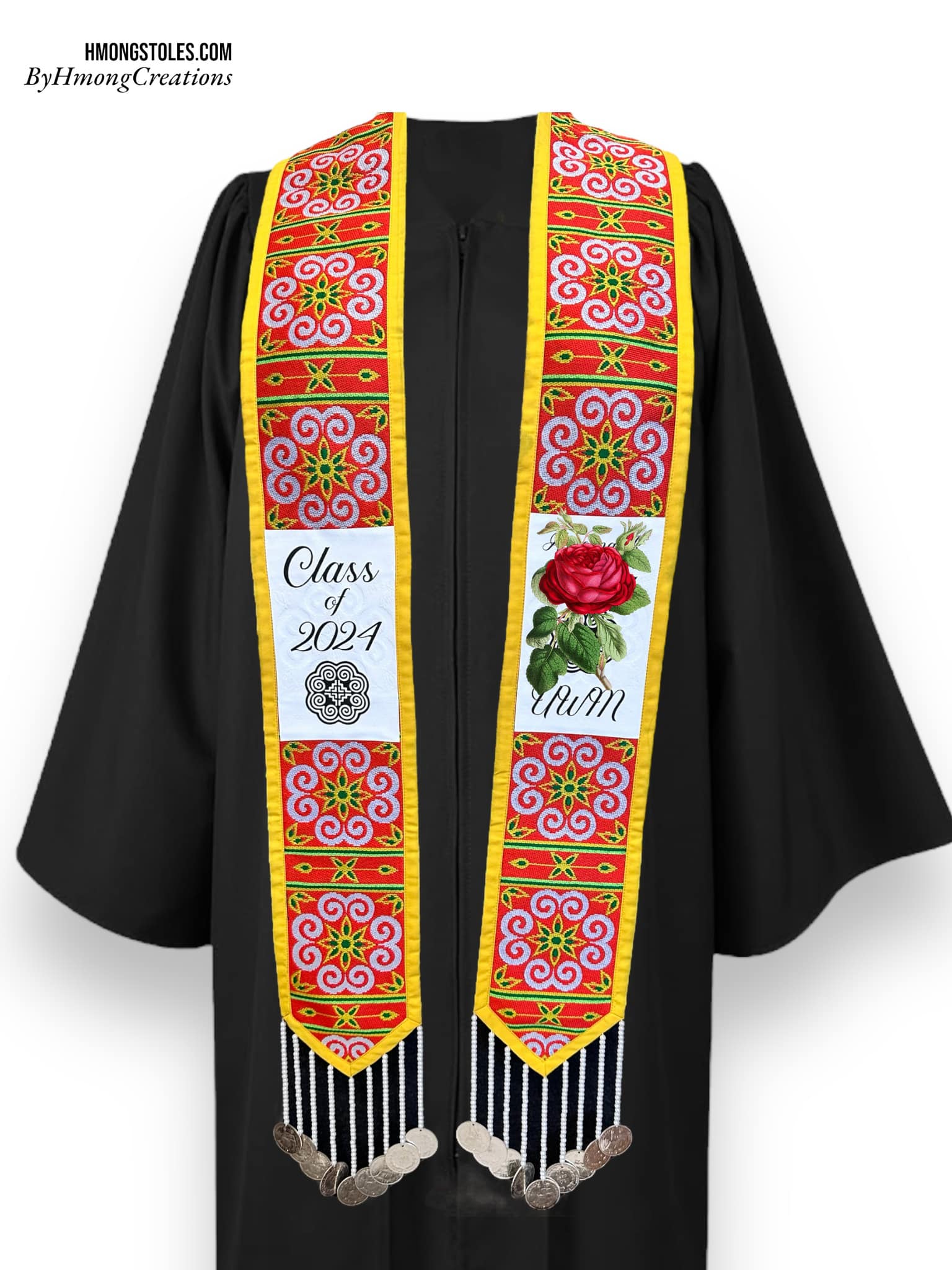 Hmong Graduation Stoles by Hmong Creations