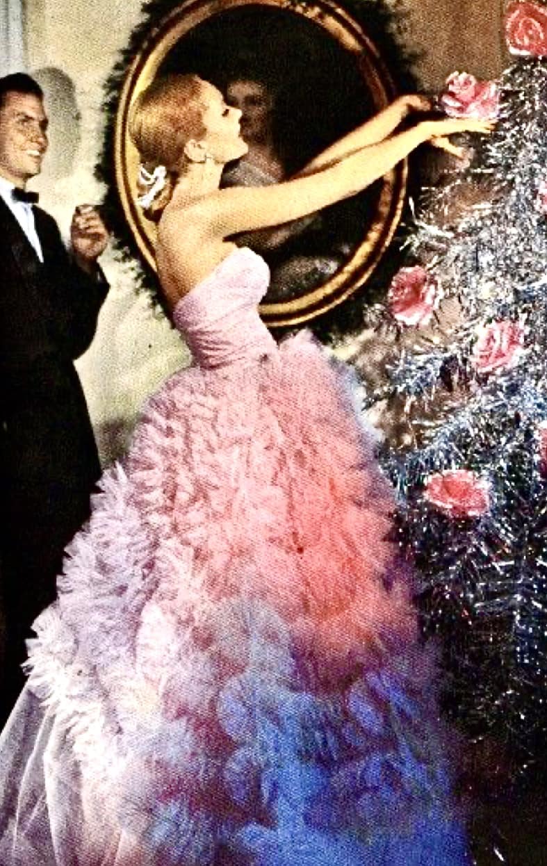 50s style christmas dresses 🎄 Breathtaking 1950s ✨ Twinkling lights, full skirts, and timeless elegance. Step into a 1950s Christmas where glamour ruled the season and every dress felt like a holiday dream. 🎁💫 # Costume
