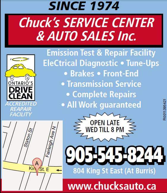 Chucks Service Centre | Hamilton ON