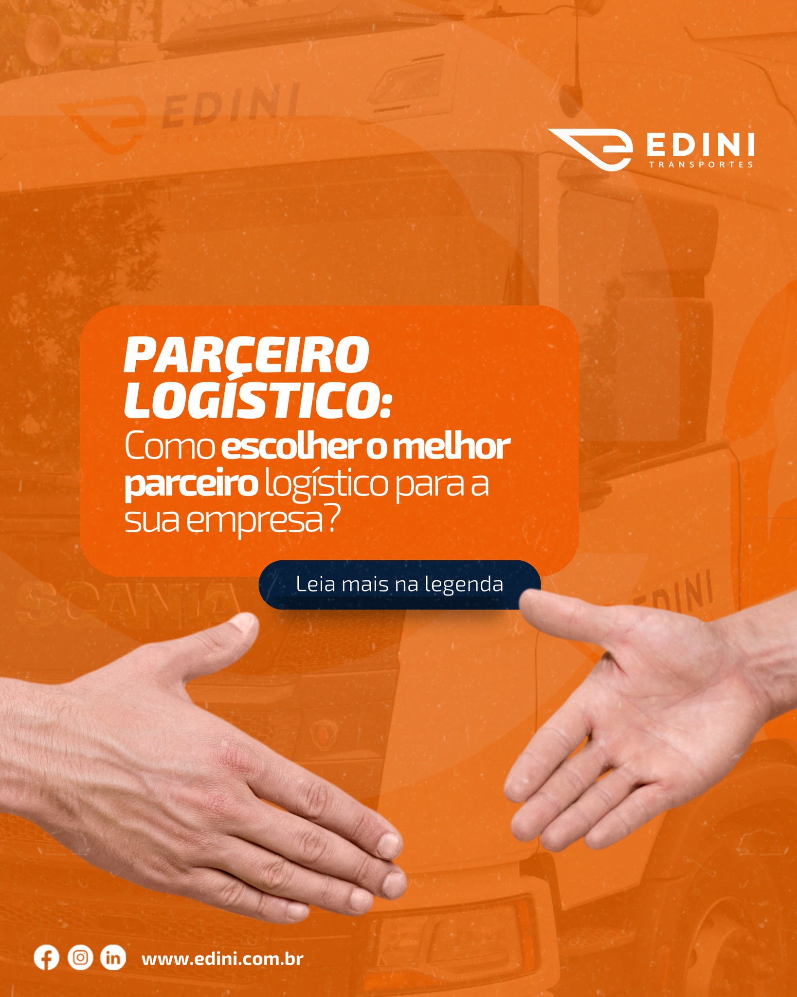 🤷‍♂️ Tem dúvidas de como escolher o... - Edini Transportes