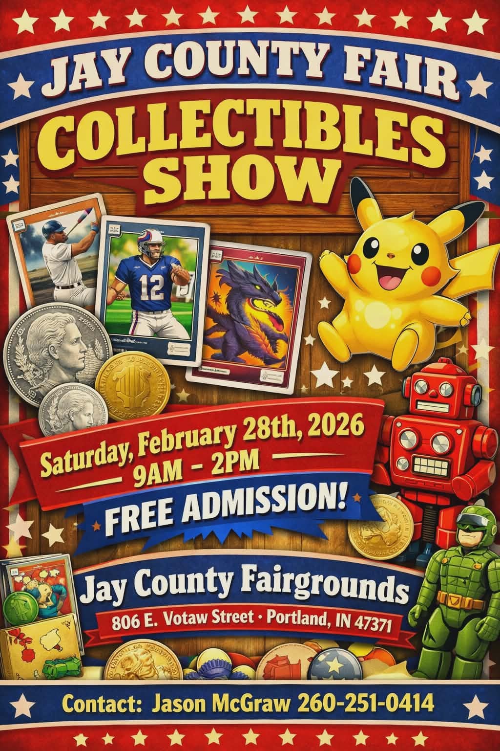 BCW - 🏀⚾ Indiana collectors! The Jay County Fair Collectibles Show is ...