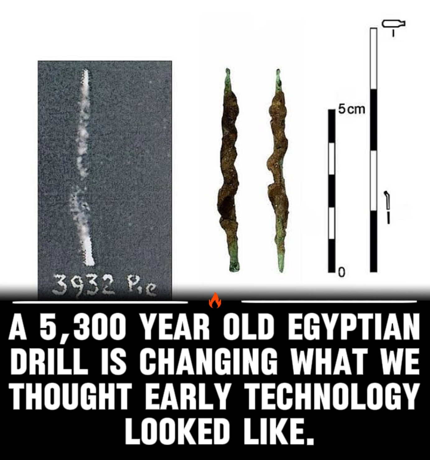 A recently re-examined bow drill from predynastic Egypt dates back