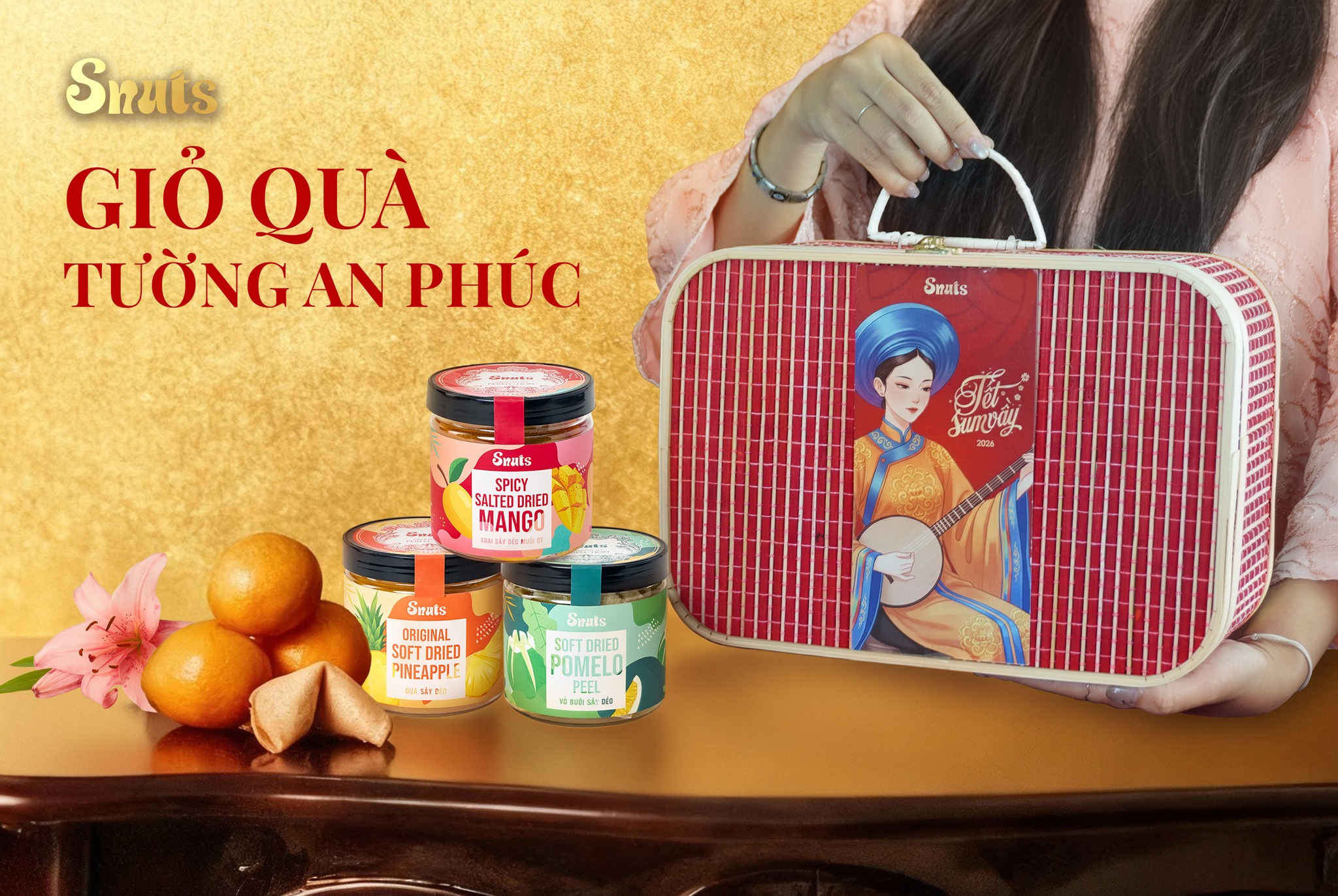 Snuts - 🎁 GIỎ QUÀ TƯỜNG AN PHÚC – PHÚC LỘC ĐẦU NĂM 🎋 Lấy... | Facebook