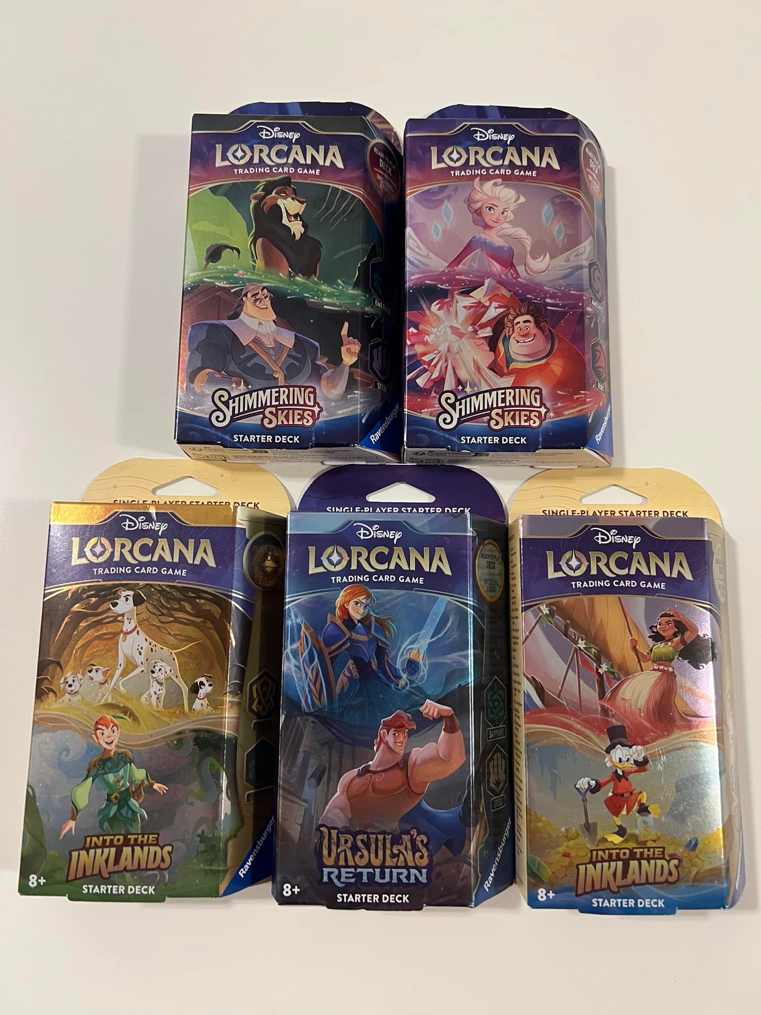 lorcana starter deck best buy Ravensburger Disney TCG: The First Chapter - Sapphire & Steel Single-Player | Engaging Gameplay | Over 200 Original Disney Artworks Gather your courage Disney Lorcana: Whispers in the