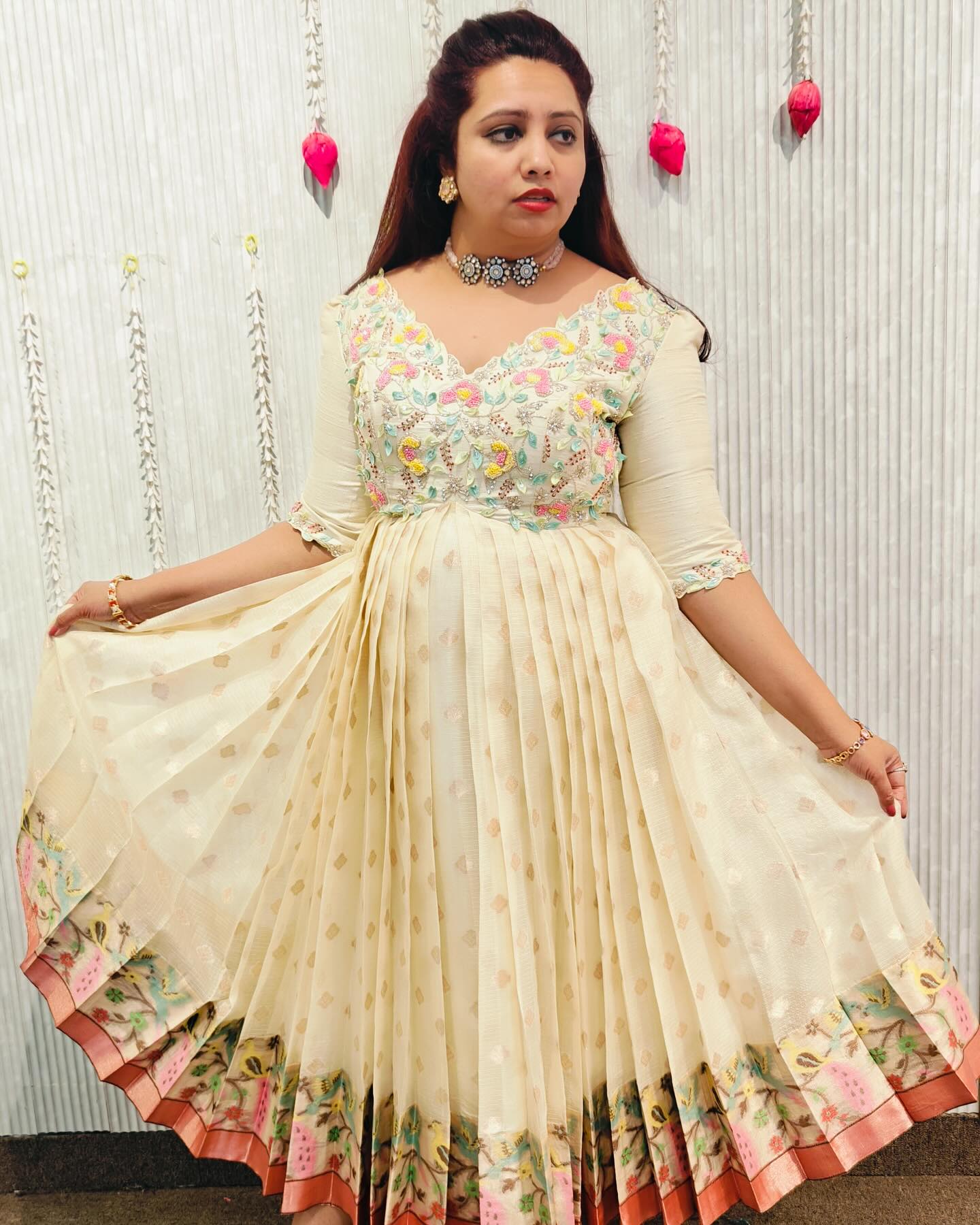 Silk cotton dresses Shipping : Local 100 & out of Hyderabad 150 DM/Call
