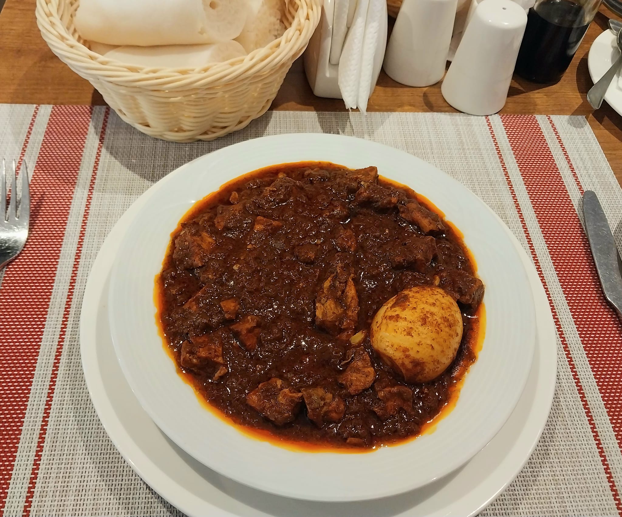 Tsebhi Derho (boneless) at... - Asmara Restaurants Kenya