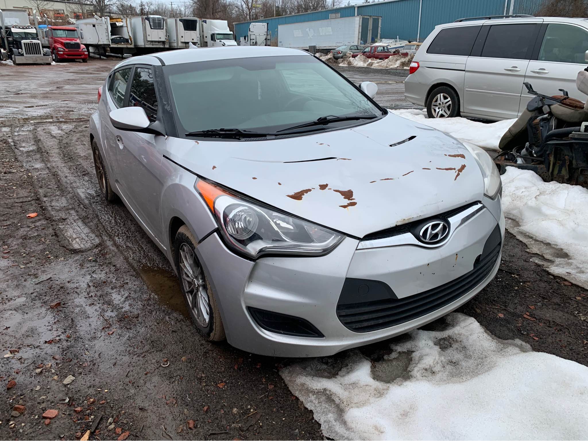 Hyundai Veloster AC Heater Manual Control Unit – 2012-2018 – Gloss Finish – Used