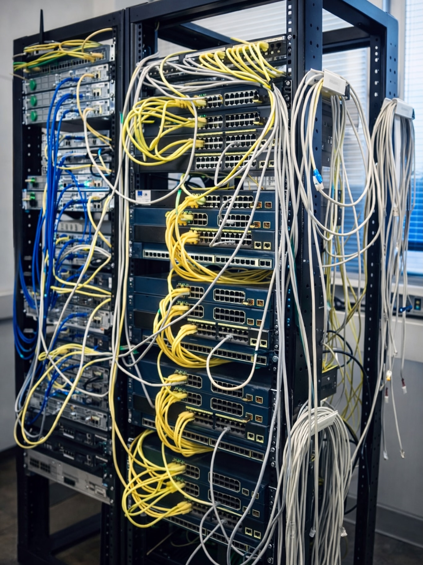 Networks - Behind Every Network Via Unknown 👏👏 There’s a Rack Like This ...