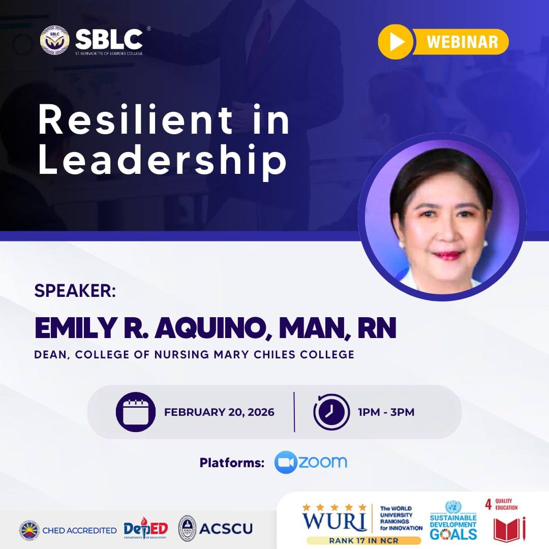 SBLC - Resilient in Leadership – Sa SBLC, Posible! Join us on February ...