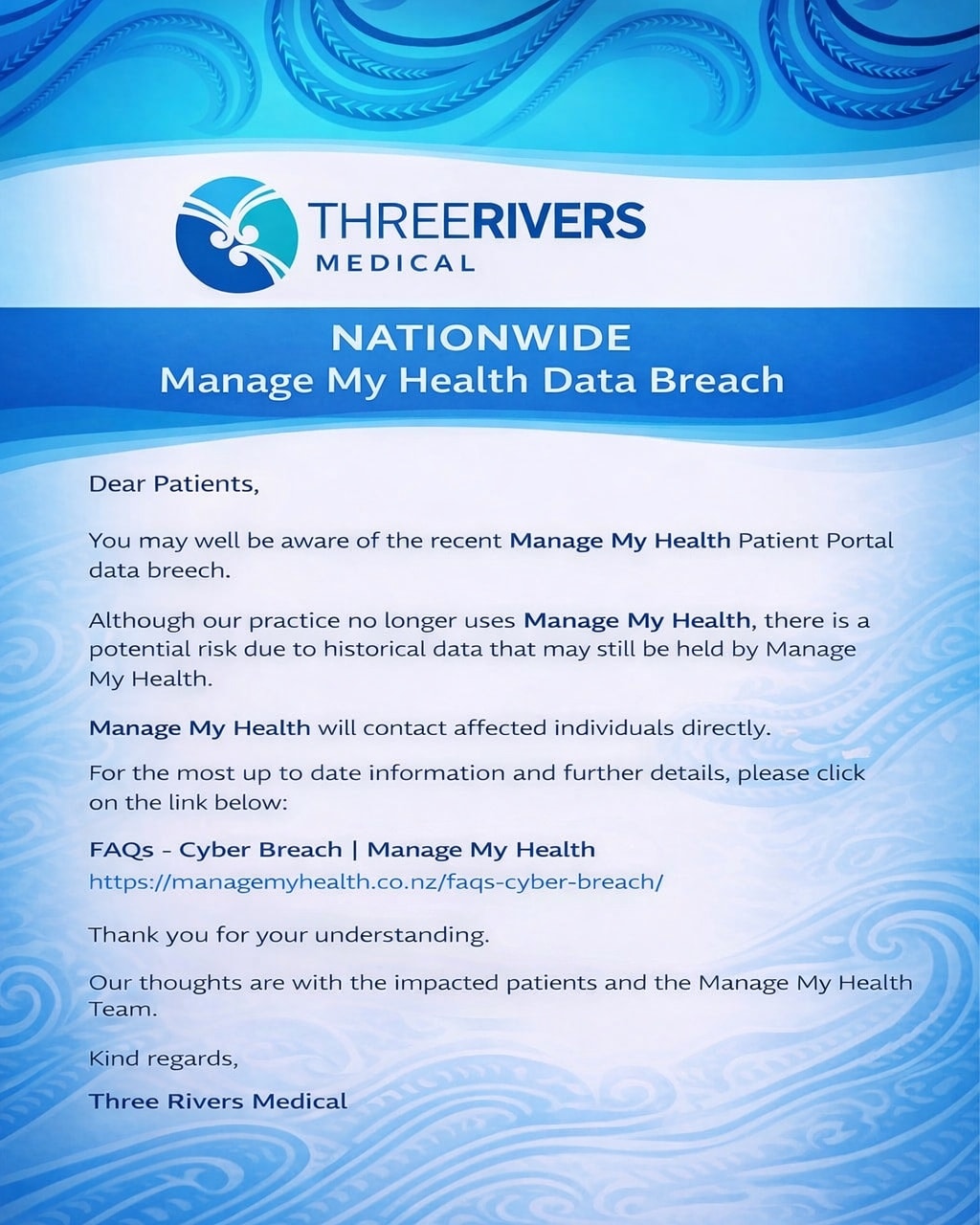 Three Rivers Medical Limited