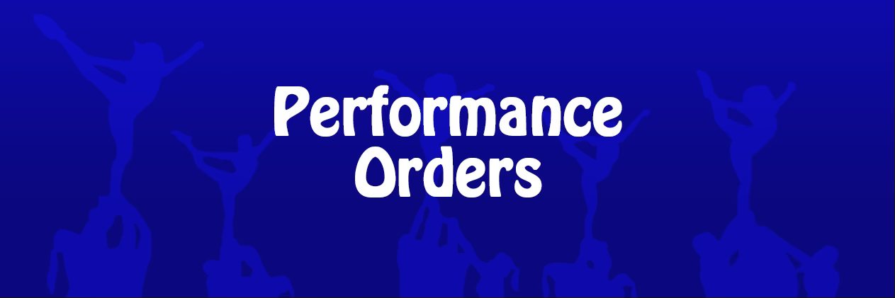 CheerCast - PERFORMANCE ORDERS - 3/7 & 3/8 Drop your performance orders ...