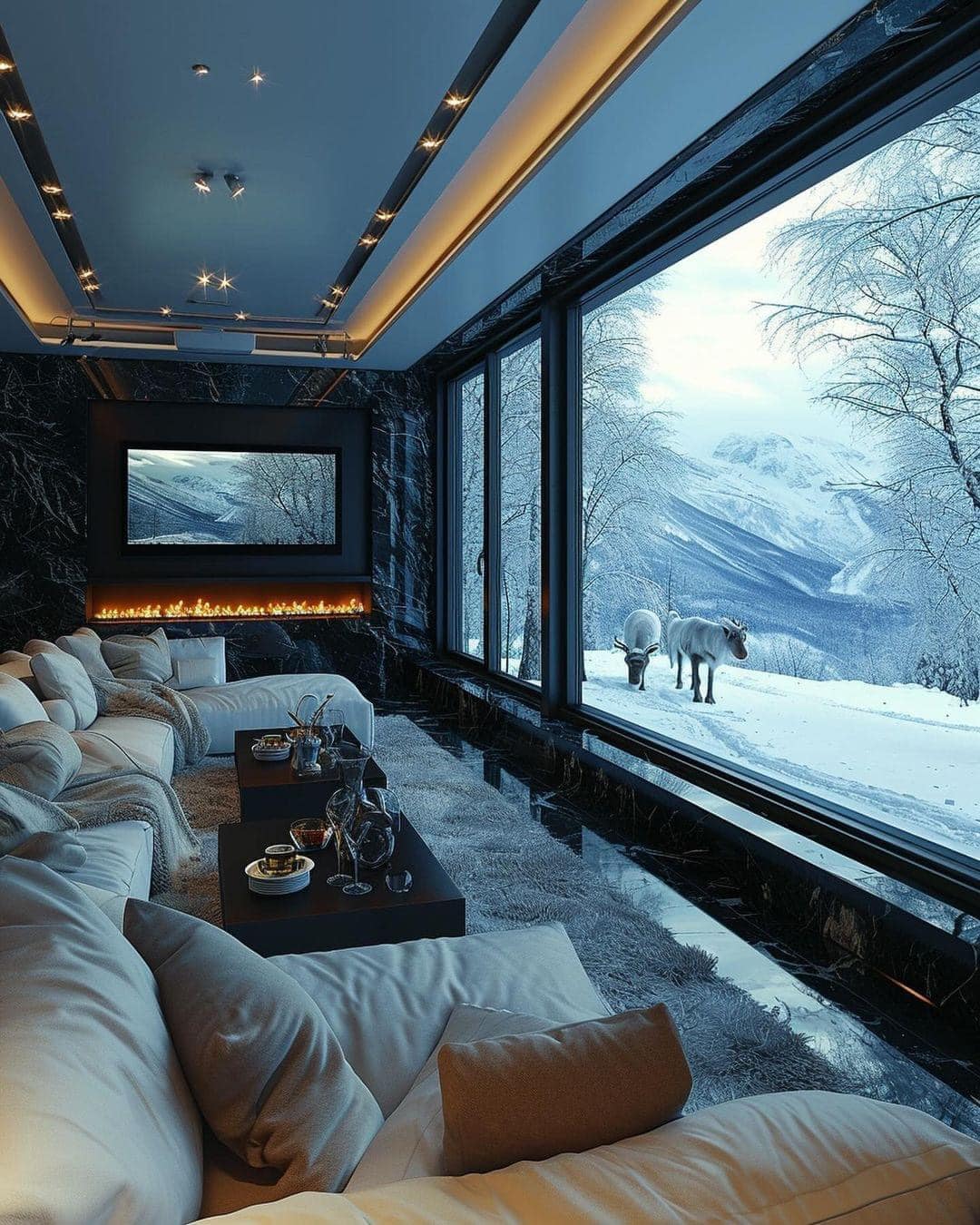 A Villa In A Snowy Forest By... - Architecture & Design | Facebook