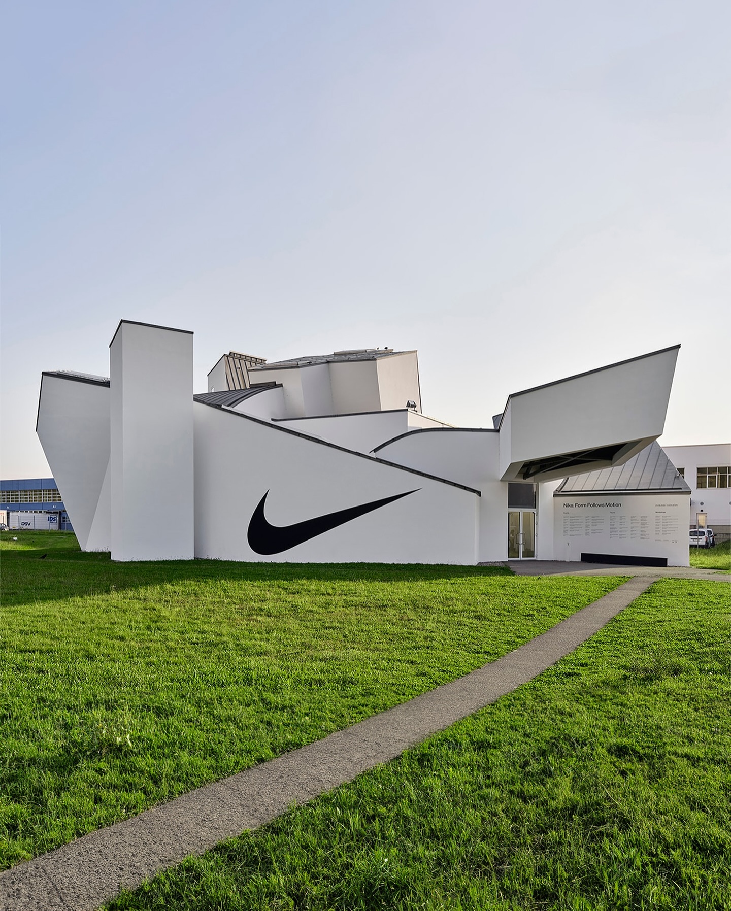 new installation shots revealed for NIKE's exhibition at vitra