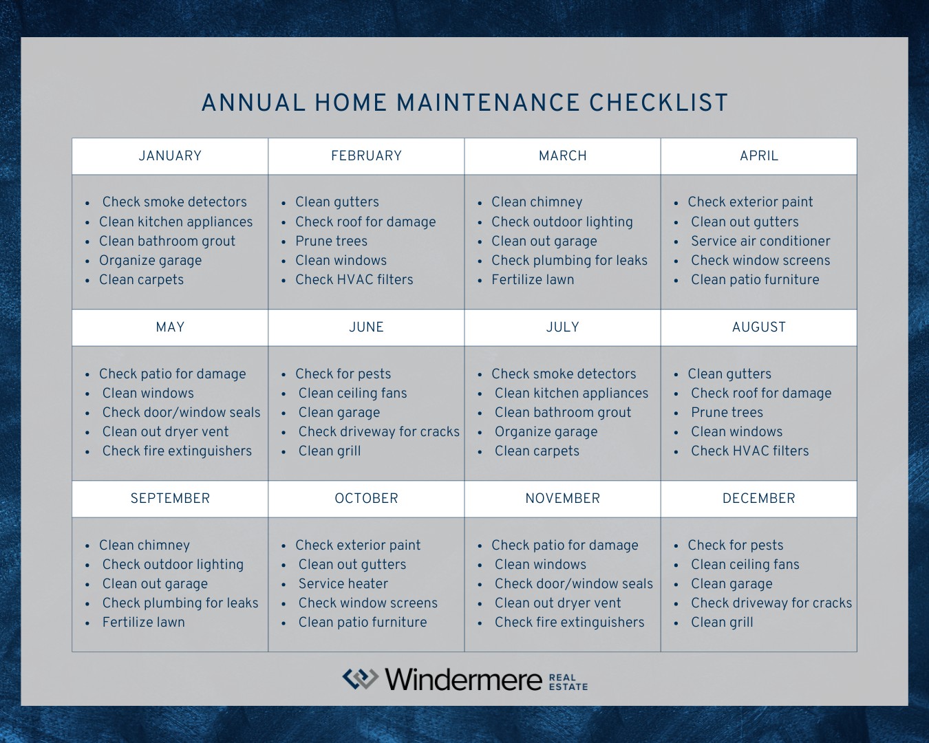 Matthew - 🏡 Annual Home Maintenance Checklist 🗓️🔧 As the year unfolds ...