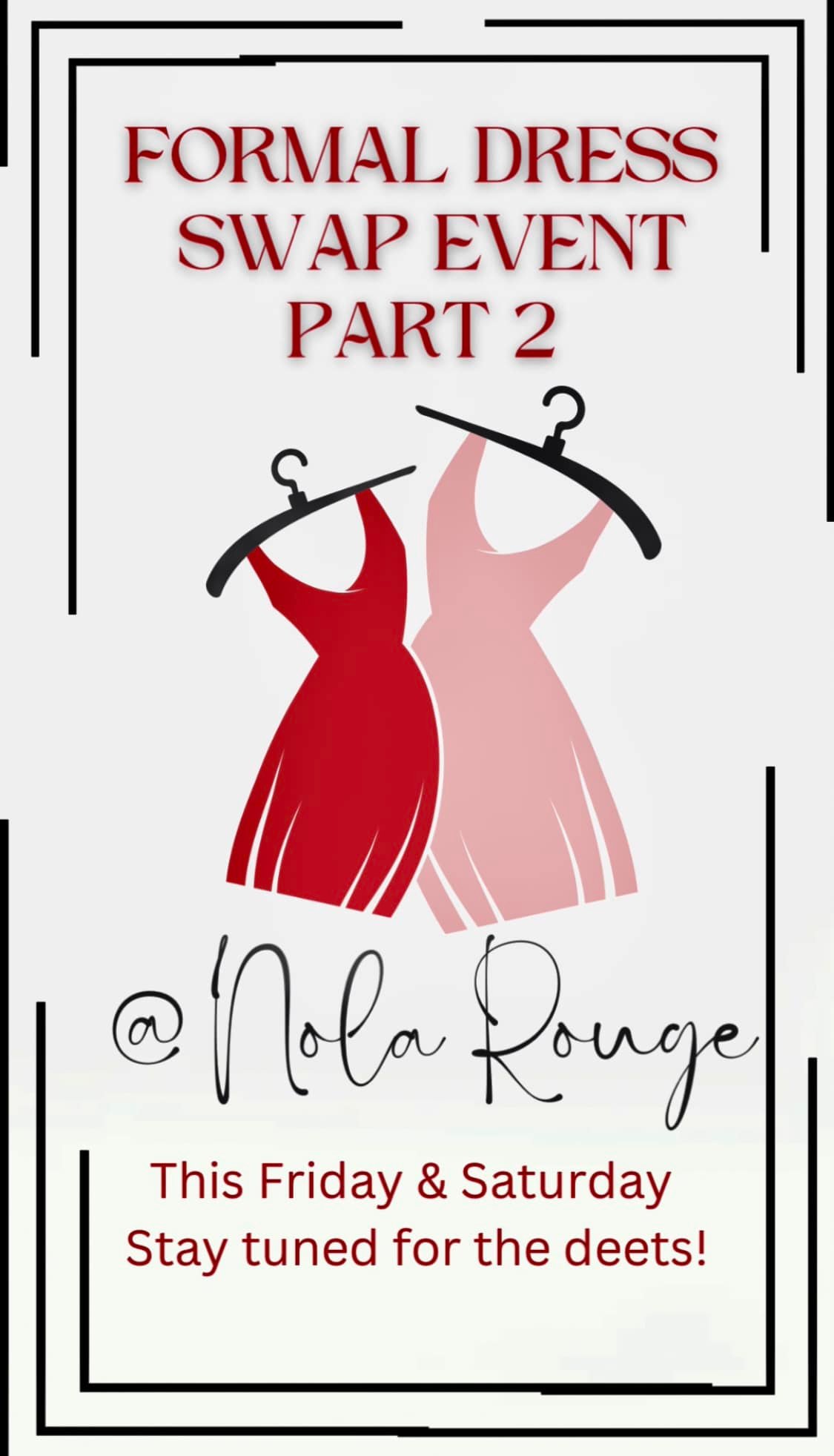 formal dress swap 👗Ok Ladies we promised we would do another before Prom season and we are delivering on that promise!👗 1. Drop off your dress during store hours 10-2 from Weds-Friday of LowStock:43783255719987
