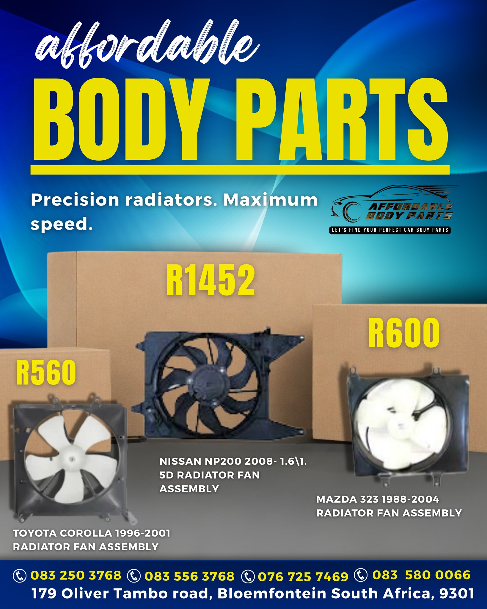 Affordable Body Parts | Bloemfontein