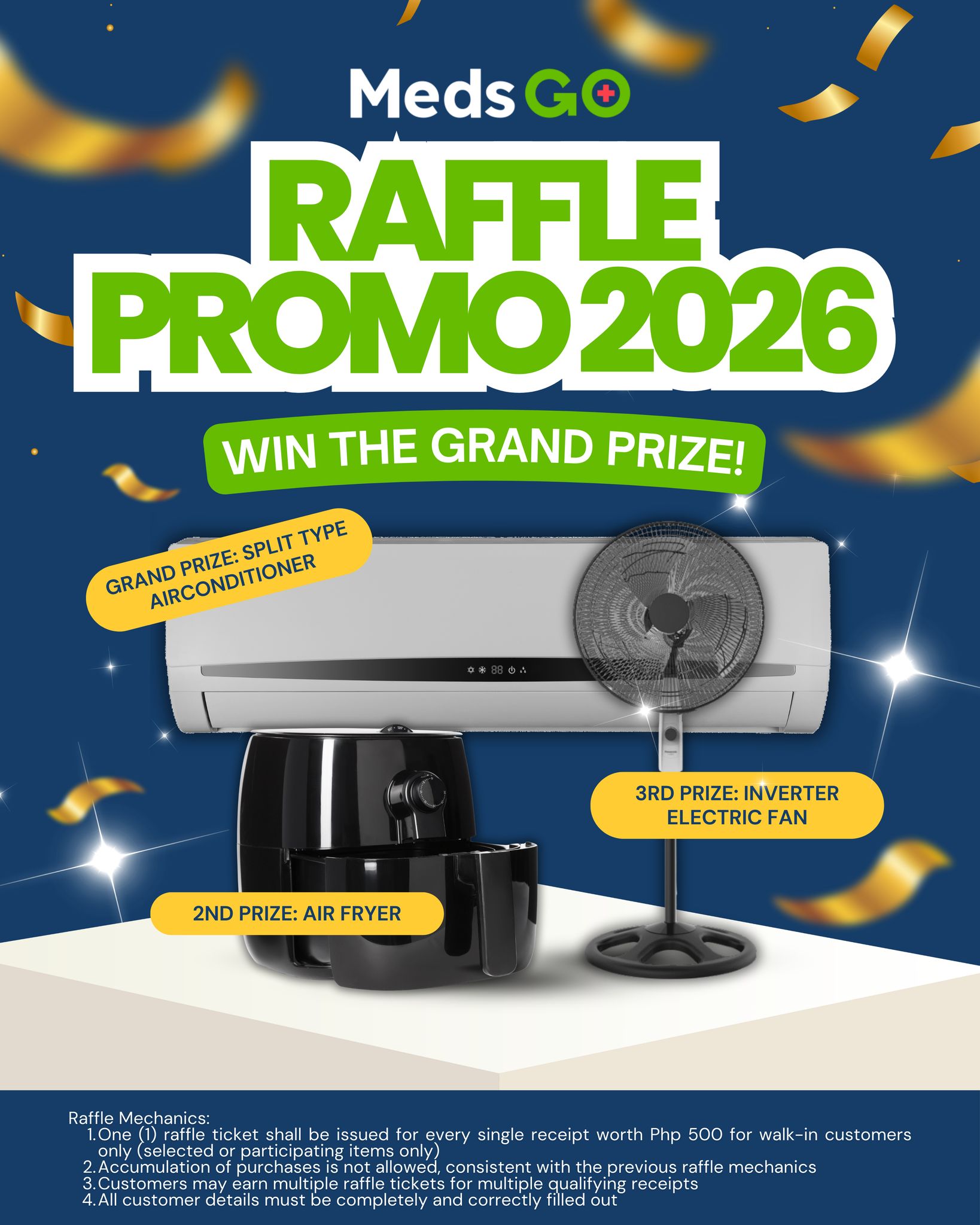 MedsGo - 🎉 MAY PA-RAFFLE SI MEDSGO! 💚💊 Bibili ka na rin... | Facebook