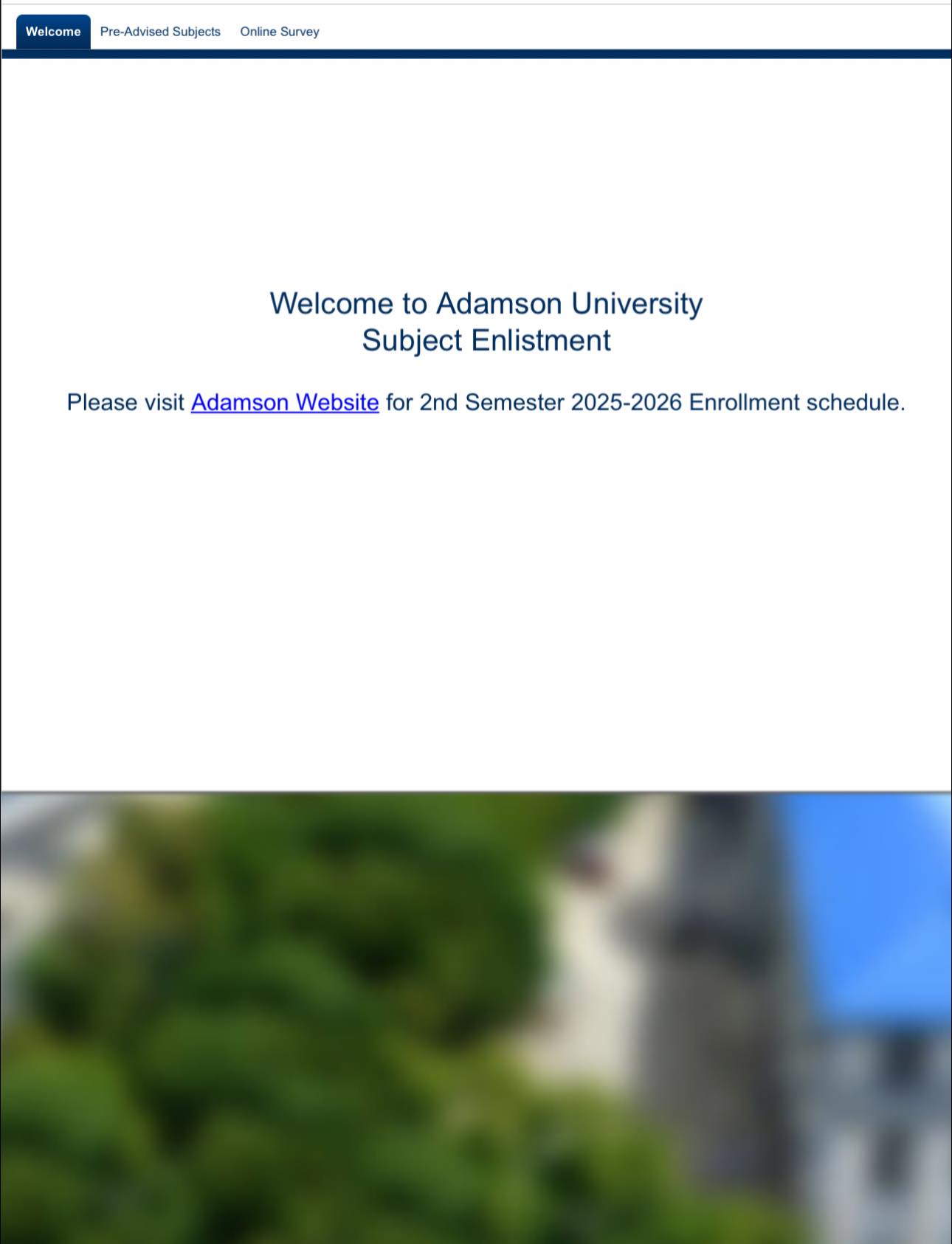 Adamson University | Guys bukas ba last day for block section or ...