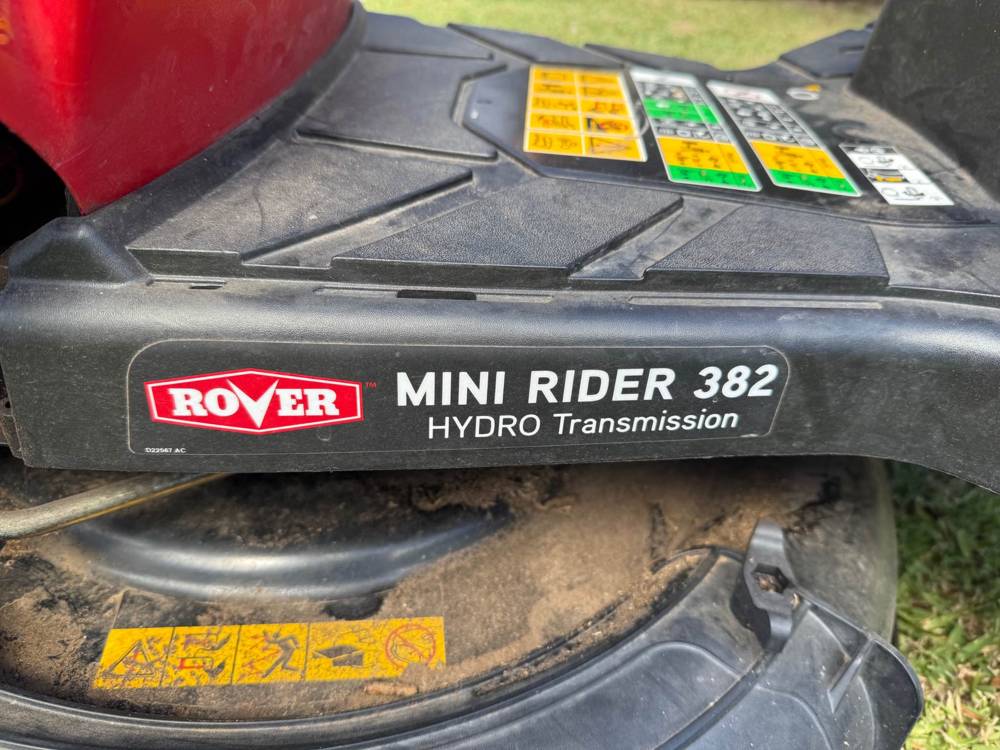 Rover mini rider 382 ride on mower - Lawn Mowers - Wingham, New South ...