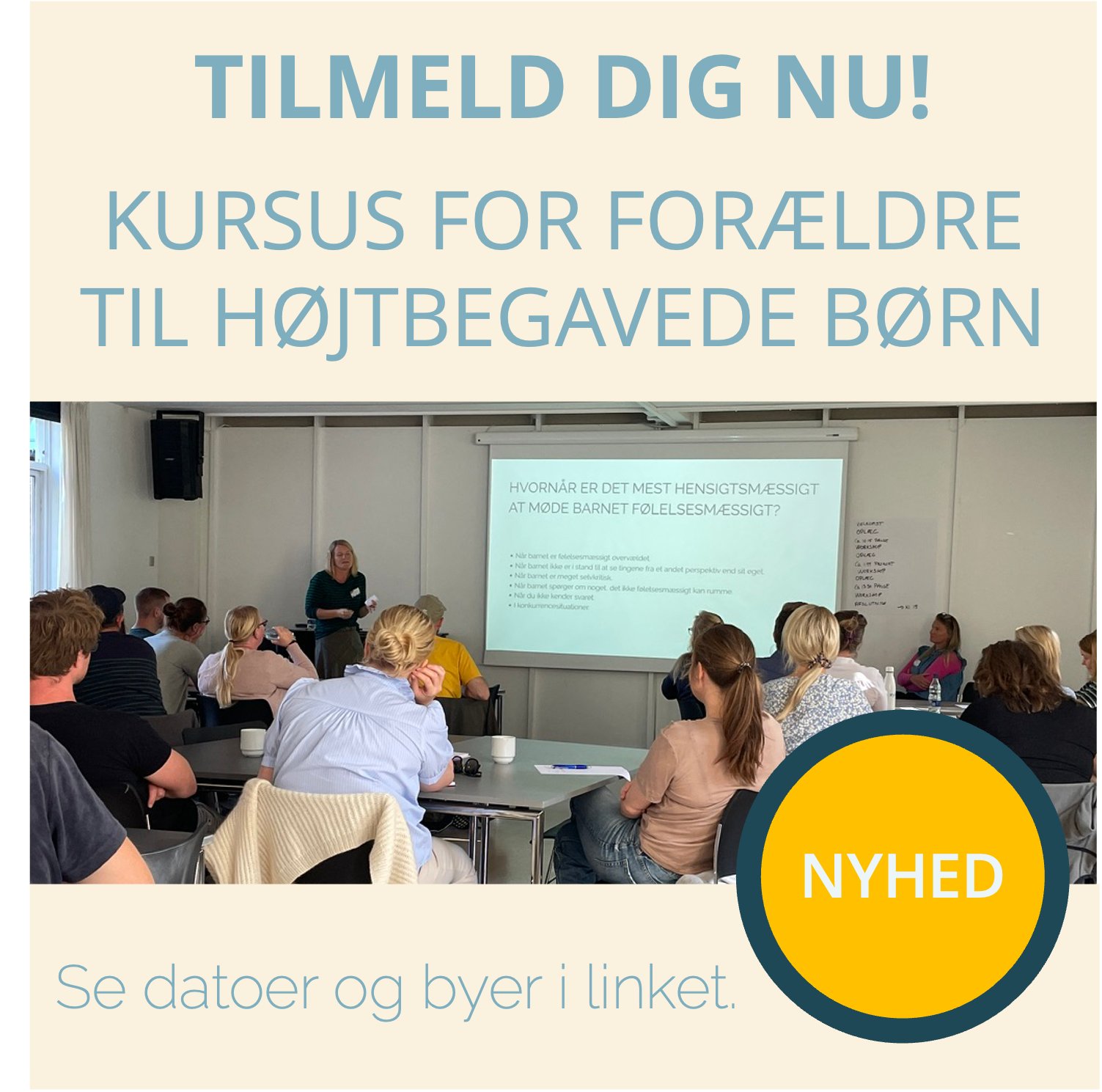 Gifted - Vi er rigtig glade for, at vi nu har åbnet for tilmelding til ...