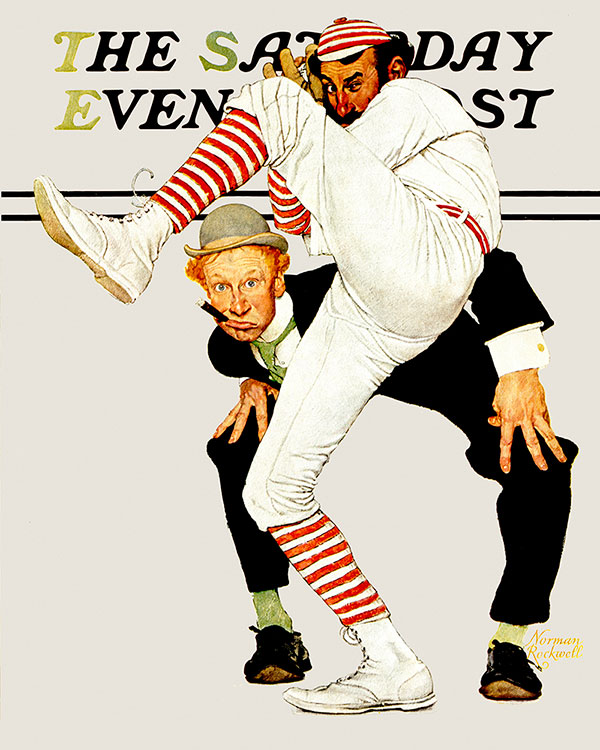Norman Rockwell's baseball art commemorates 100 years of baseball