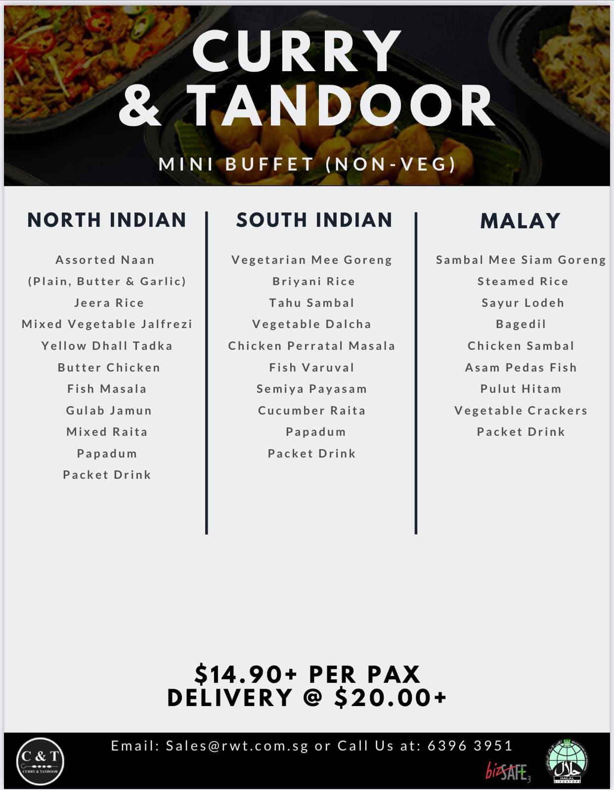 Enjoy Our Enticing Mini Buffet Curry Tandoor Pte Ltd Facebook
