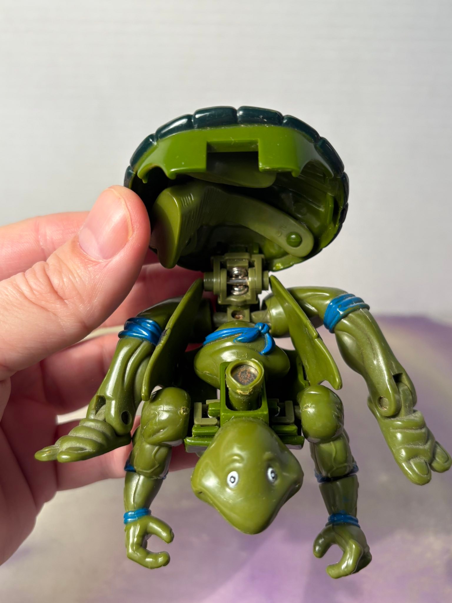1992 Playmates Teenage Mutant Ninja Turtles Mutatin' Leo Action Figure