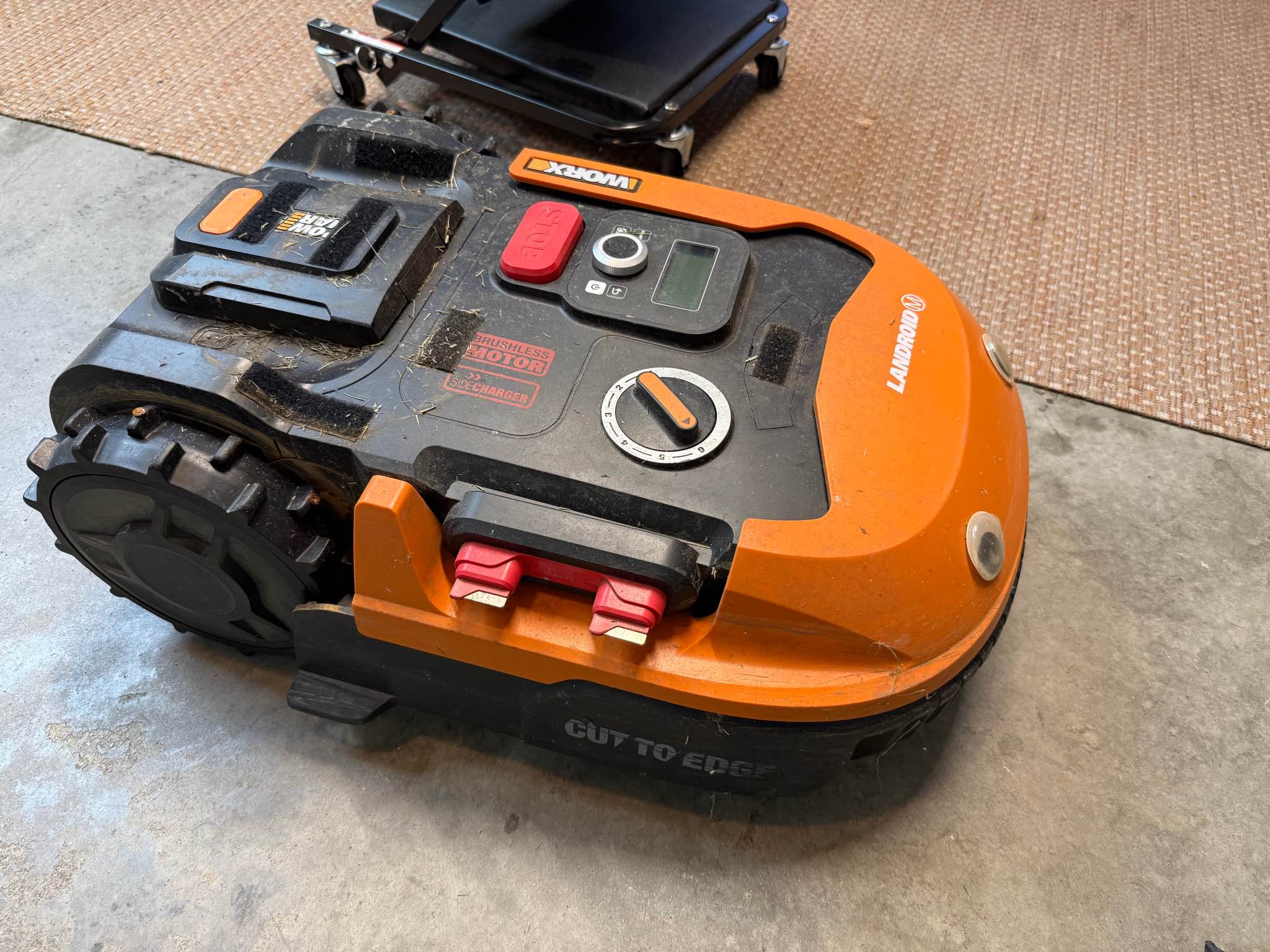 Worx Landroid WR147 Robot Mower and Base and Garage - Lawn Mowers ...