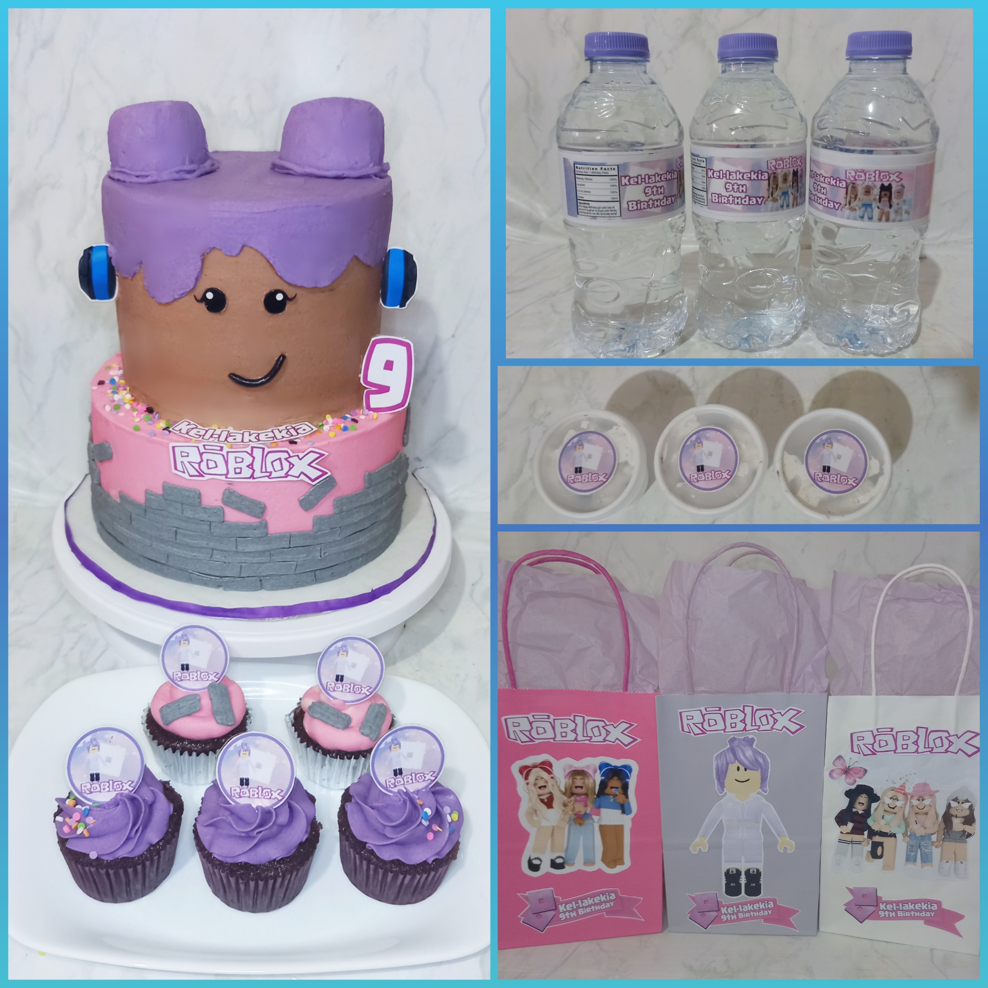 Roblox theme Party Package for a girl... - Nicole's Pastries | Facebook