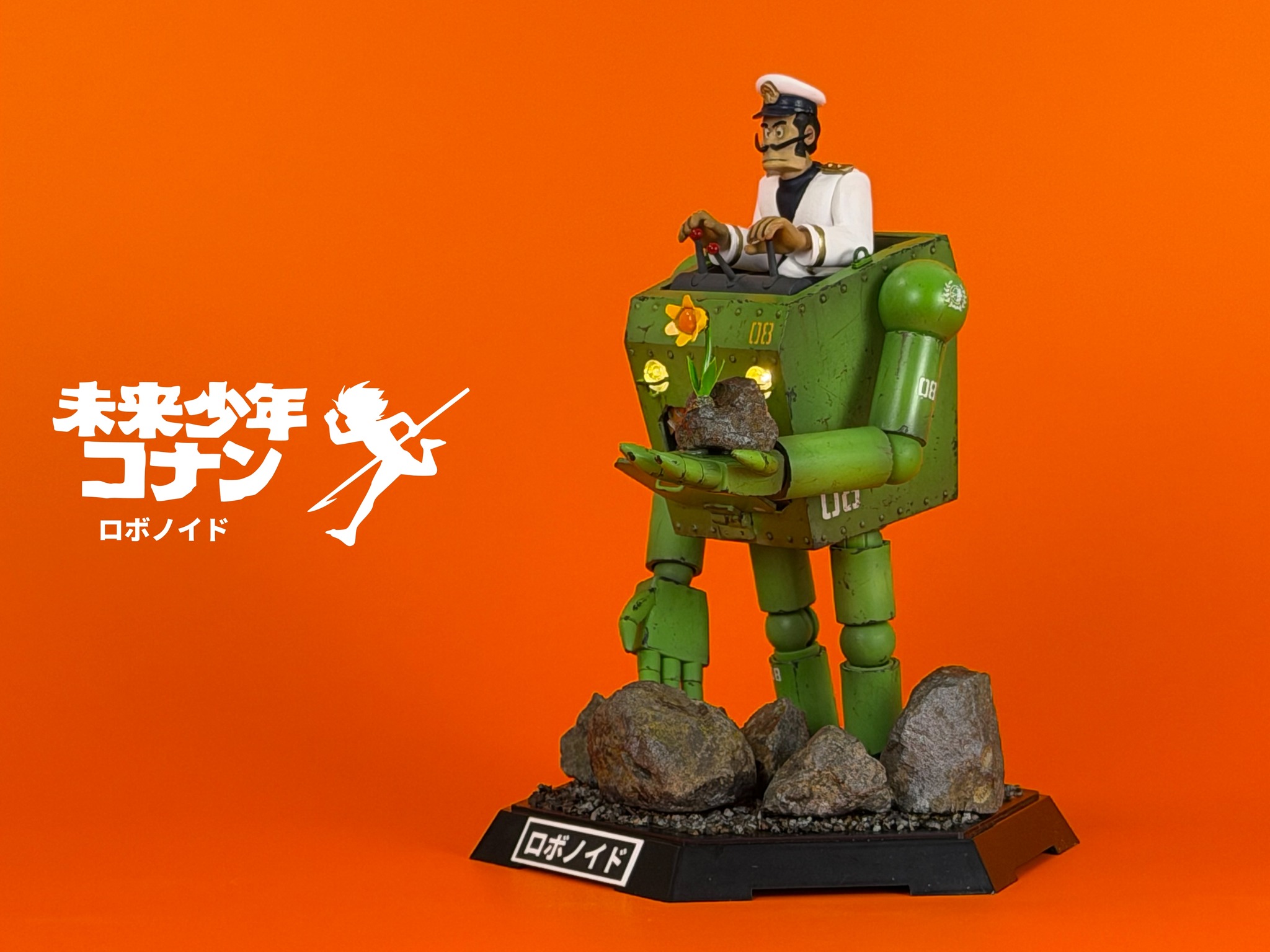Future Boy Conan: Robonoid+Captain Dyce 08 حز 未来少年 季年 コナン 