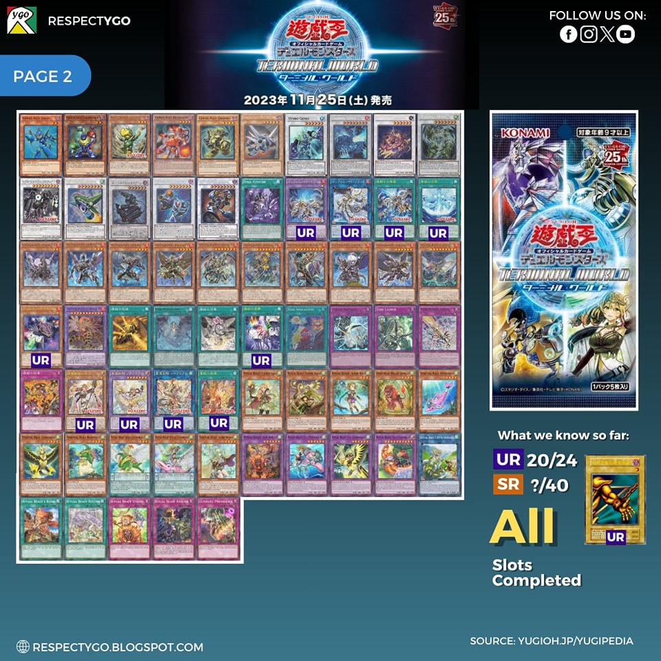 Yu-Gi-Oh Terminal World 3 booster pack revealed with X-Saber theme