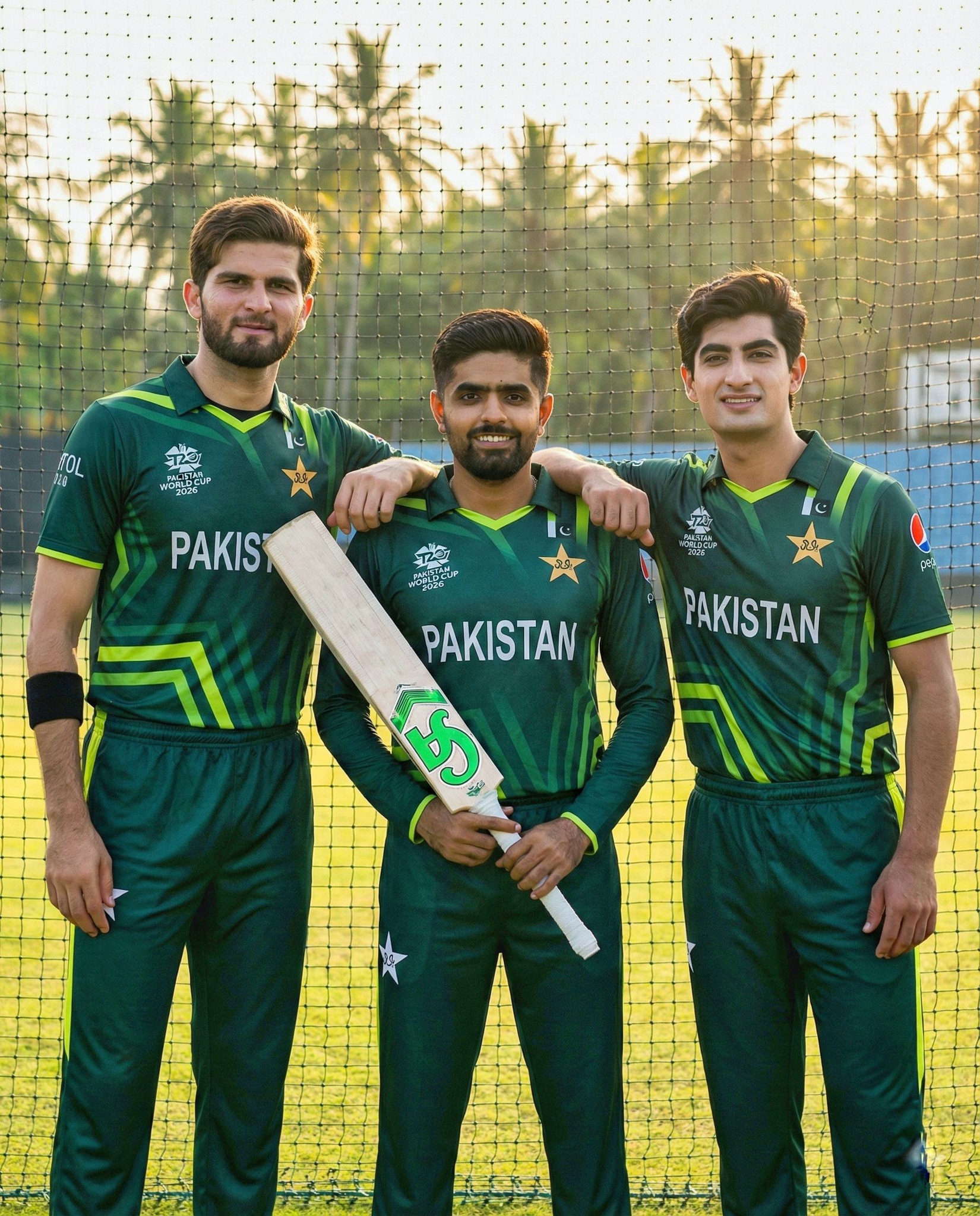 Jk - King Babar Azam 👑, Shaheen Shah Afridi 🔥 and Naseem Shah ⚡ getting ...