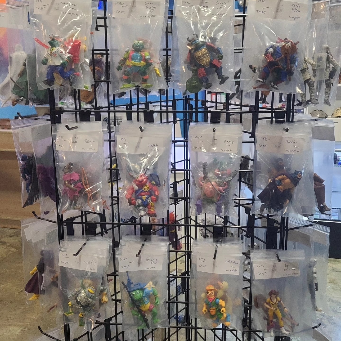 38 vintage Teenage Mutant Ninja Turtles just put out. Some