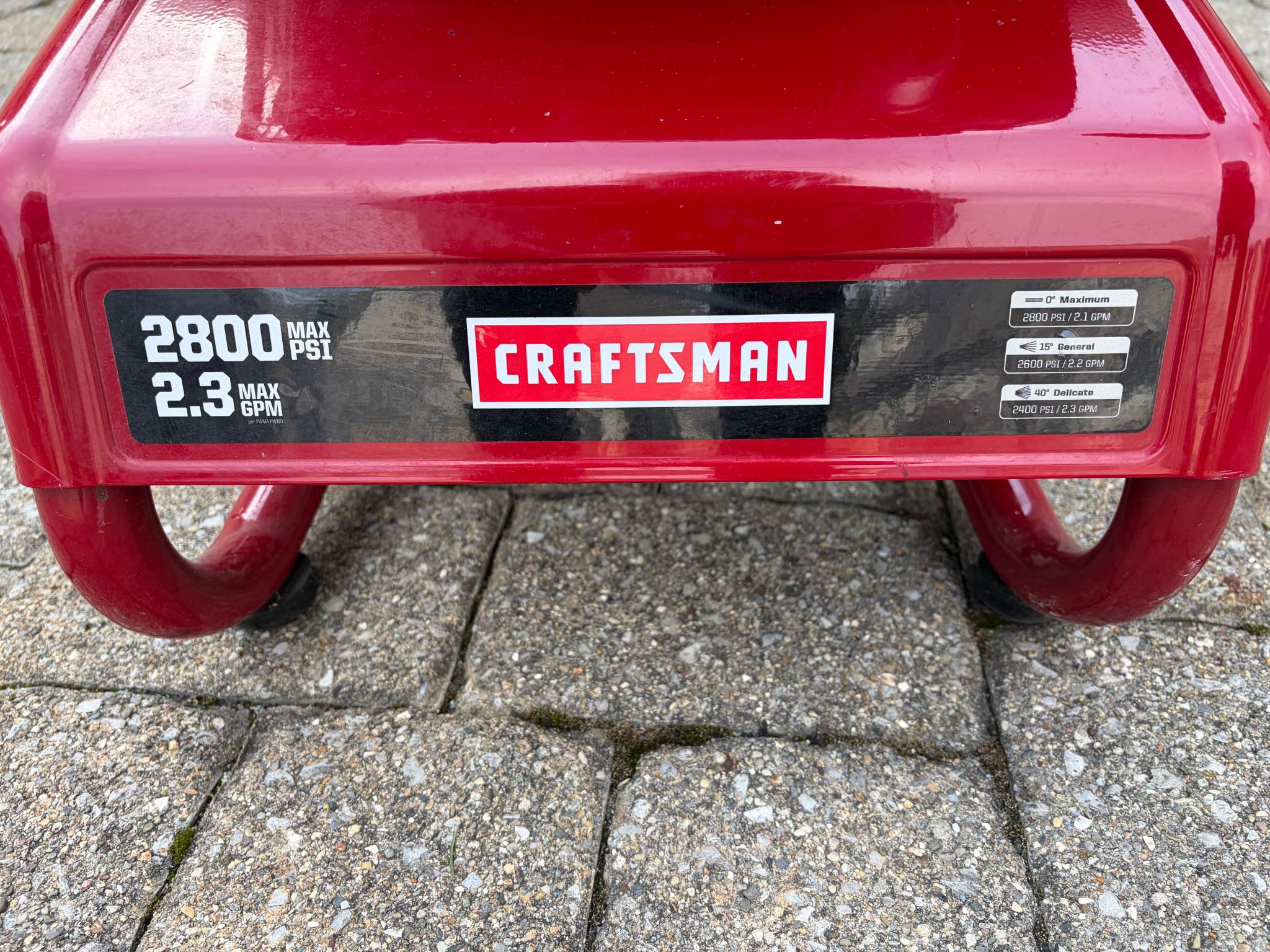 Craftsman 2800 PSI Gas Power Washer Briggs & Stratton - Pressure ...
