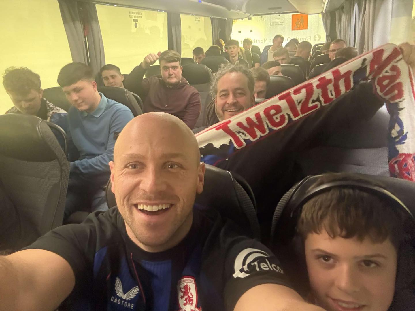 Football - Middlesbrough fans on their way to Stoke today and looking ...