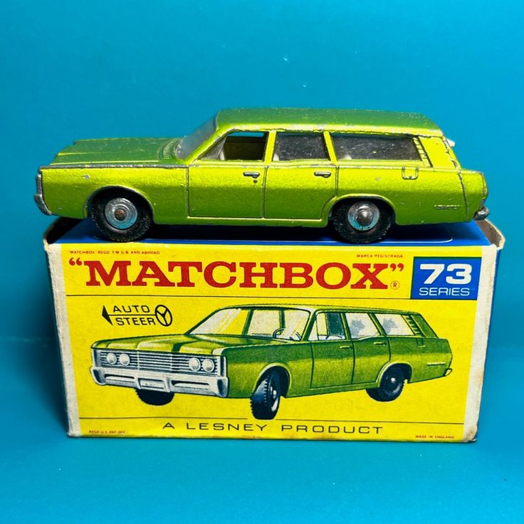 Vintage Matchbox No 27 Cadillac Sixty Special with original box
