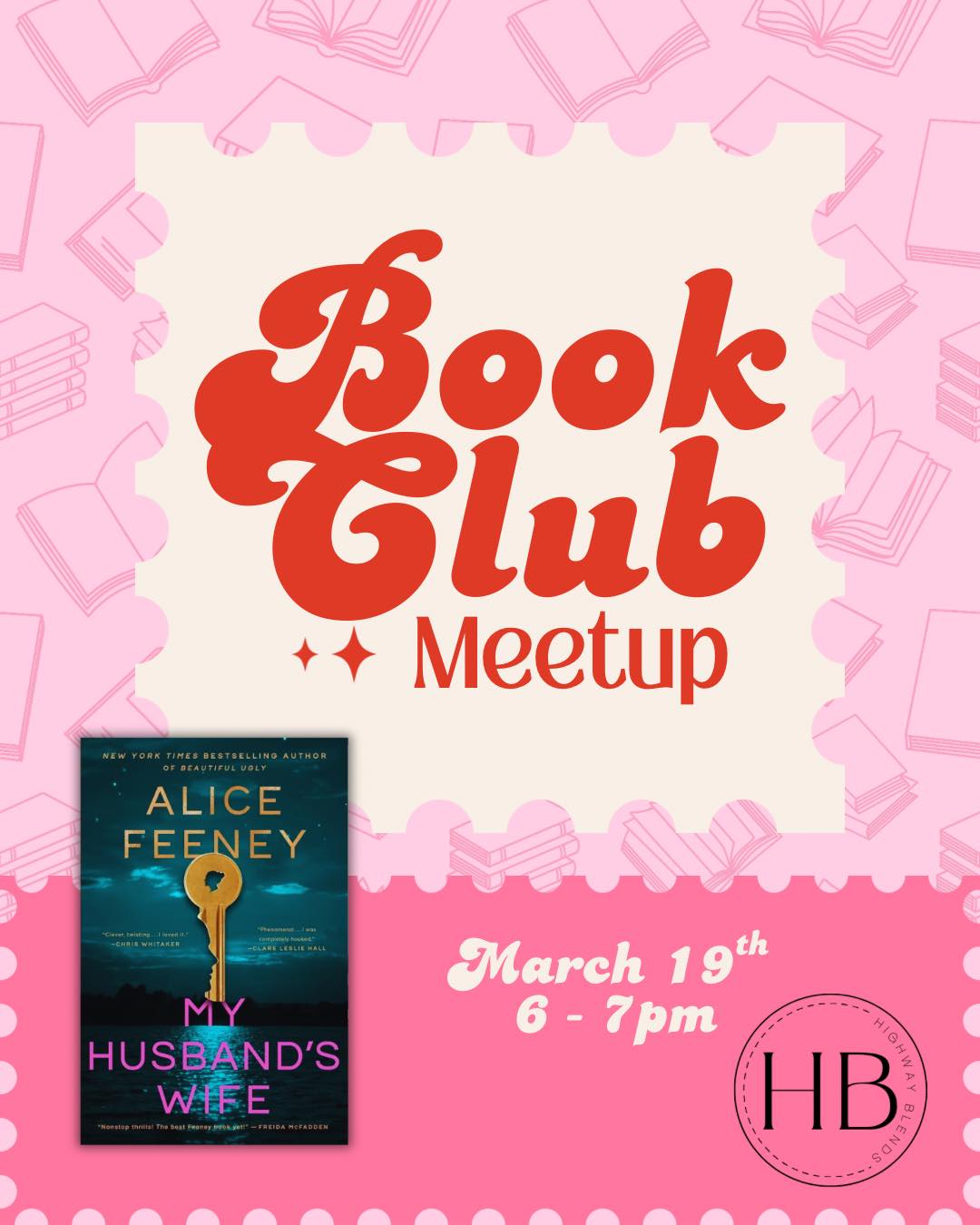 Highway Blends - 📚 BOOK CLUB PICK ANNOUNCEMENT 📚 We’re... | Facebook
