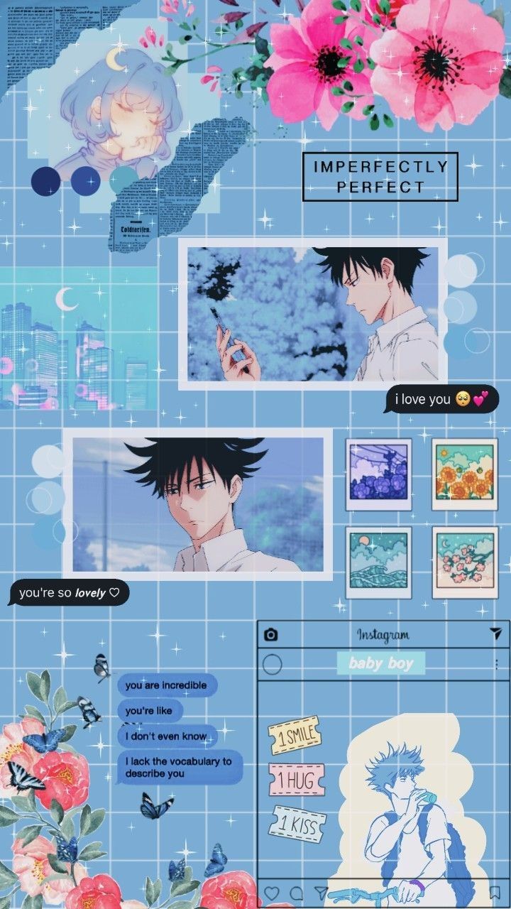 Fuchiguro Megumí Wallpaper 💙💋 IMPERFECTL PERFECT ースー love you
