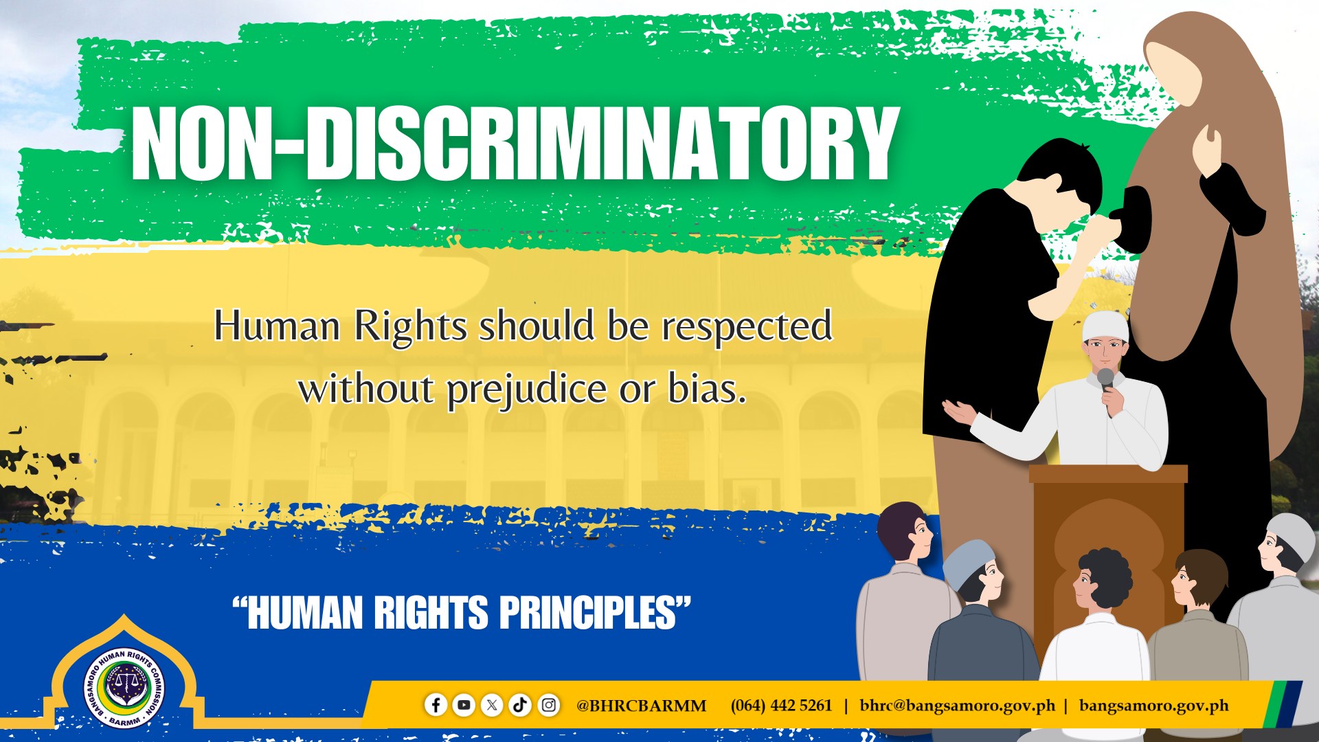 Bangsamoro - 𝐇𝐑𝐄 𝟏𝟎𝟏: 𝐇𝐔𝐌𝐀𝐍 𝐑𝐈𝐆𝐇𝐓𝐒 𝐀𝐑𝐄 𝐍𝐎𝐍-𝐃𝐈𝐒𝐂𝐑𝐈𝐌𝐈𝐍𝐀𝐓𝐎𝐑𝐘 Non ...
