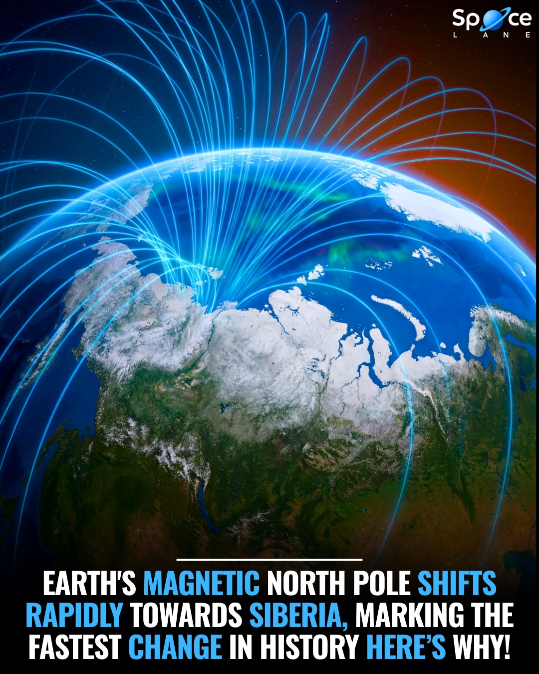 Space - The Earth's magnetic North Pole has been on the move for ...