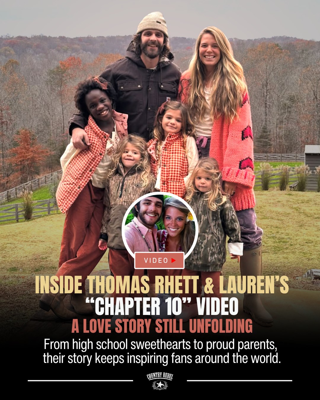 Classic - Thomas Rhett and his wife Lauren share an intimate glimpse ...