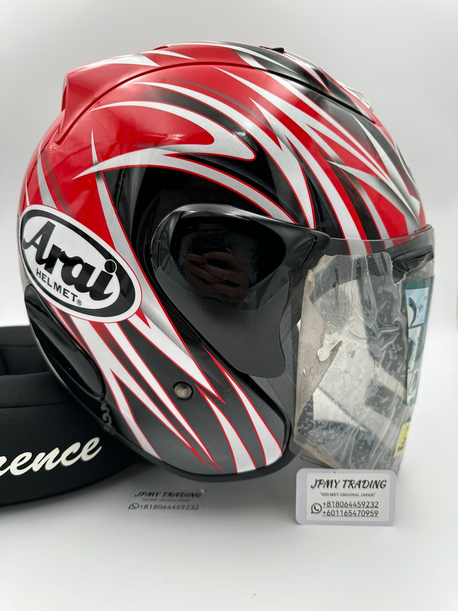 SOLD‼️ ARAI SZ-RAM3 STELLA RED ITEM NO : 364 SAIZ M COMPLETE SET